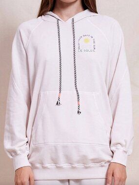 Women's Le Soleil Boyfriend Hoodie in Oyster